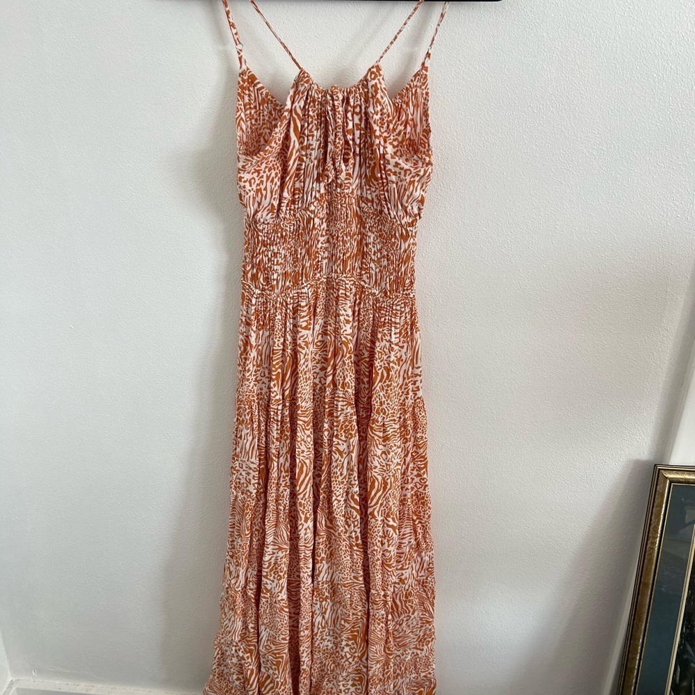 Lusana Leeda Dress in Tarra Animal Print, size medium - Picture 5 of 5